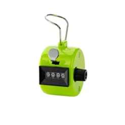 Mechanical Punch Counter - Plastic -Boxing Supply Hub MPC2 Lime Green scaled