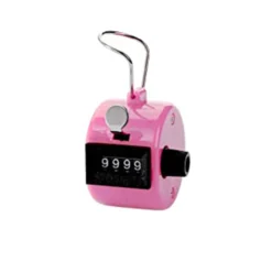 Mechanical Punch Counter - Plastic -Boxing Supply Hub MPC2 Pink scaled