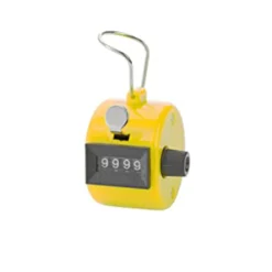 Mechanical Punch Counter - Plastic -Boxing Supply Hub MPC2 Yellow scaled
