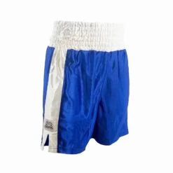 Trad Dazzle Boxing Trunks -Boxing Supply Hub colour blue white