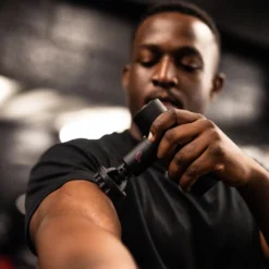 Pulseroll Ignite Mini Massage Gun With Heat -Boxing Supply Hub pmmg black 01 scaled