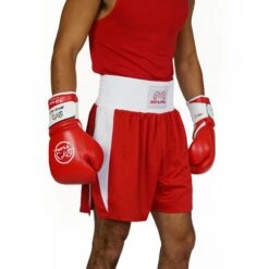 Amateur Competition Trunks 16 Amateur Competition Trunks -Boxing Supply Hub rap tr 04 red white 01
