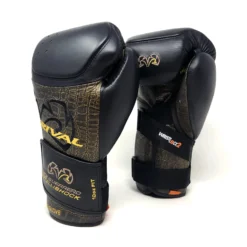 RFX-Guerrero Intelli-Shock Bag Gloves Croc Skin Edition -Boxing Supply Hub rfxg is croc black 03 scaled