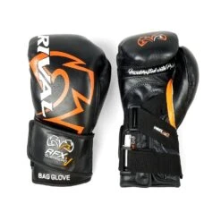 RFX-Guerrero-V Bag Gloves - HDE-F 18 RFX-Guerrero-V Bag Gloves - HDE-F -Boxing Supply Hub rfxgv hdef black orange top