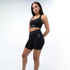 Women's High-Rise Biker Shorts With Pockets