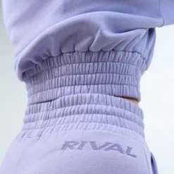 Women's CroppedHeavyweight Fleece Hoodie -Boxing Supply Hub rival 2024 cropped hoodie close purple 02