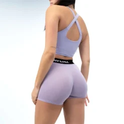 Women's Ultra-Soft Weigh-In Boxers -Boxing Supply Hub rival 2024 womens boxers back purple 01