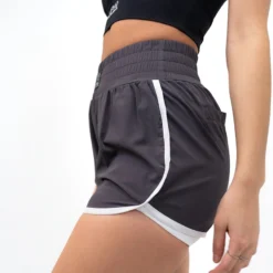 Women's Shorts With Compression Lining -Boxing Supply Hub rival 2024 womens compression shorts side grey 01