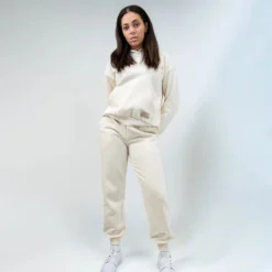 Women's Oversized Heavyweight Fleece Hoodie -Boxing Supply Hub rival 2024 womens hoodie front cream 01