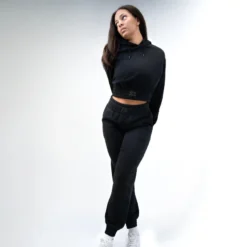 Women's Heavyweight Fleece Joggers -Boxing Supply Hub rival 2024 womens joggers front black 01